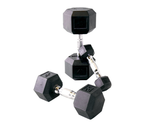 Set Mancuernas de Hule Hexagonal